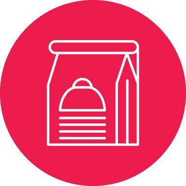 Gıda simgesinin vektör illüstrasyonu