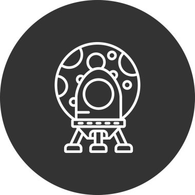 Modern b 'nin vektör çizimi robot simgesinden yoksun