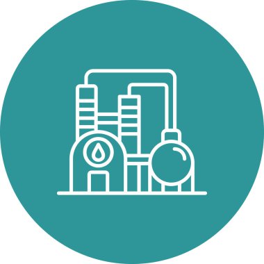 Modern yapı simgesinin vektör illüstrasyonu