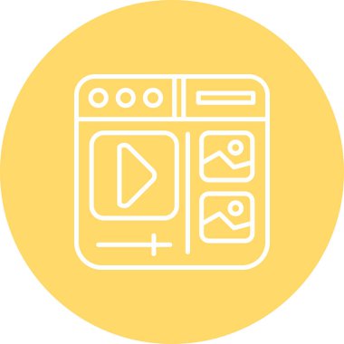 seo modern simgesinin vektör illüstrasyonu