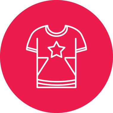 Yıldız simgesinin vektör illüstrasyonu