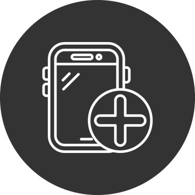 vektör telefon simgesi çizimi