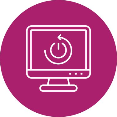 Seo simgesinin vektör illüstrasyonu