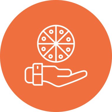 Gıda simgesinin vektör illüstrasyonu