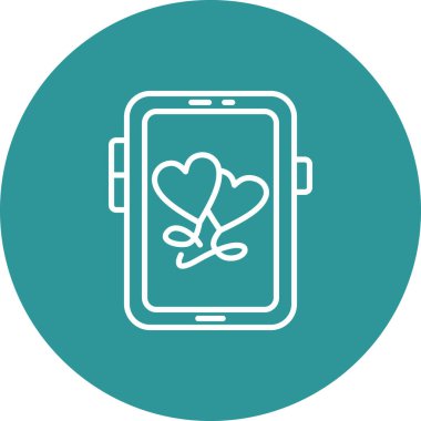 Uygulama modern simgesinin vektör illüstrasyonu