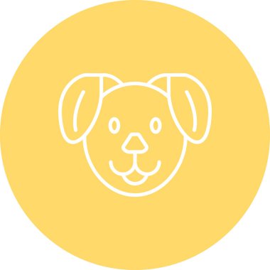 Çizgi film köpeğinin vektör çizimi