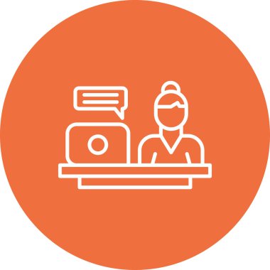 İnsan simgesinin vektör illüstrasyonu