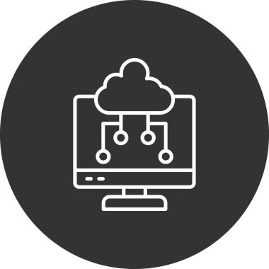 Bulut hesaplama. Web simgesi