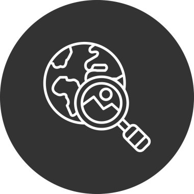 vektör Dünya simgesi illüstrasyonu