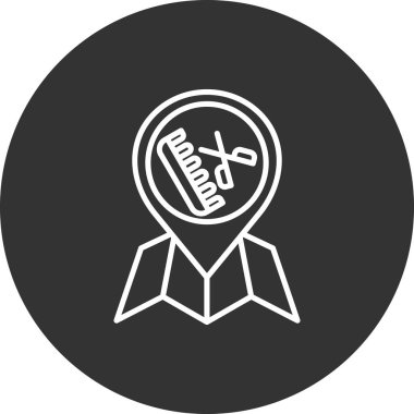 Harita işaretleyici vektör illüstrasyonuName