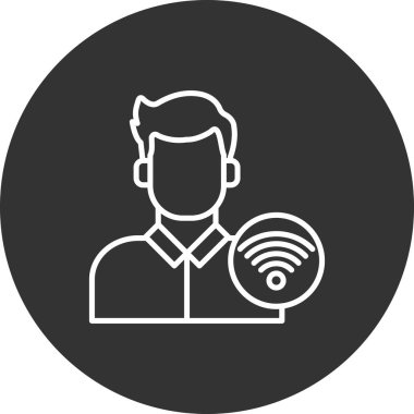 wifi simgesi vektör illüstrasyonu