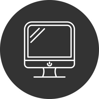 izleyici ikon vektör illüstrasyonu