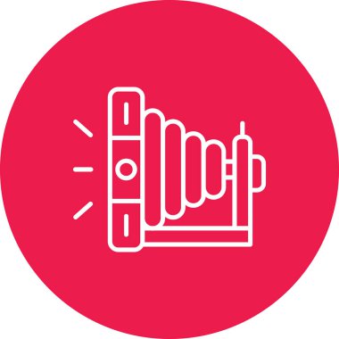 kamera simgesi vektör illüstrasyonu