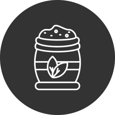 Gıda simgesinin vektör illüstrasyonu