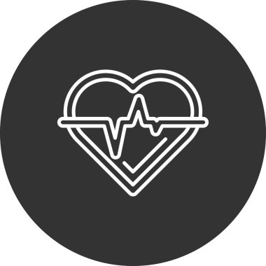 Vektör Kalp Simgesi illüstrasyonu