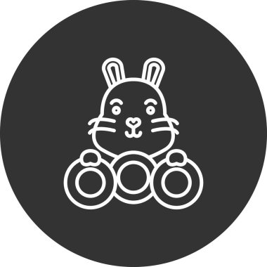 Tavşanın vektör çizimi