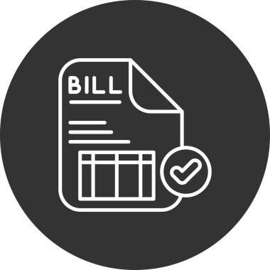 Vektör belgesi Simge illüstrasyonu