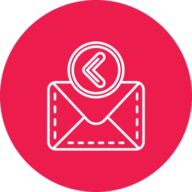 vektör posta simgesi illüstrasyonu