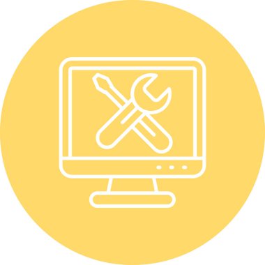 seo modern simgesinin vektör illüstrasyonu