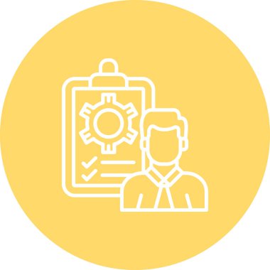 Bir simgenin vektör illüstrasyonu