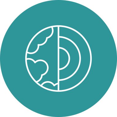 Modern simgenin vektör illüstrasyonu