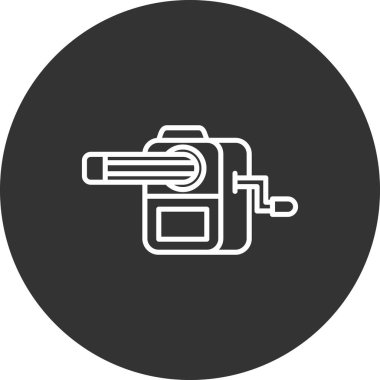 benzin istasyonu simgesi, vektör illüstrasyonu