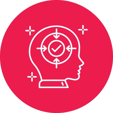 Yaratıcı bir fikir simge vektör çizim