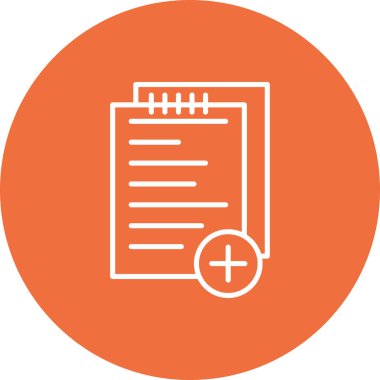 belge simgesi vektör illüstrasyonu