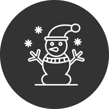 Noel ve mutlu yeni yıl ikonu