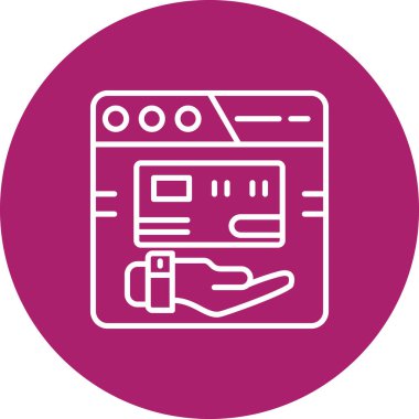 Ağ simgesi. vektör illüstrasyonu