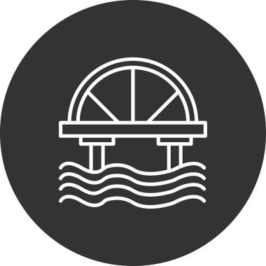 Modern simgenin vektör illüstrasyonu