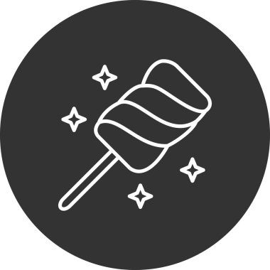 Bir simgenin vektör illüstrasyonu