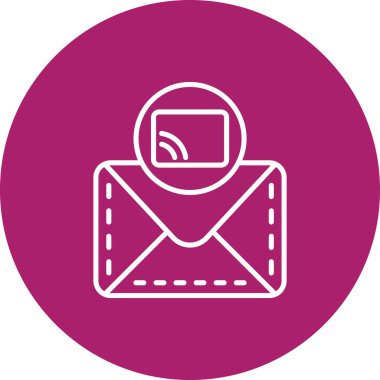 e- posta simgesi vektör illüstrasyonu