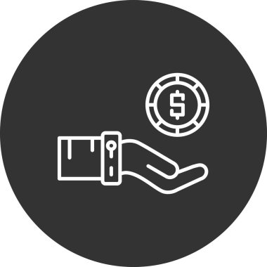 para simgesi vektör illüstrasyonu