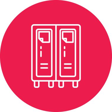 Sunucu. Web simgesi basit illüstrasyon