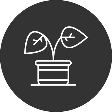 Kaktüs simgesinin vektör illüstrasyonu