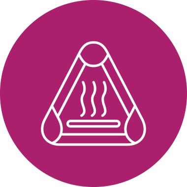 Benzersiz elektrik vektör simgesi