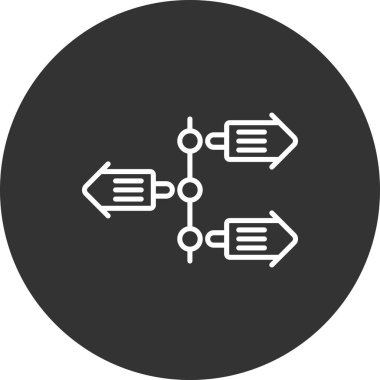 seo modern simgesinin vektör illüstrasyonu