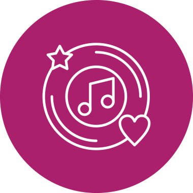 vektör müzik Not simgesi