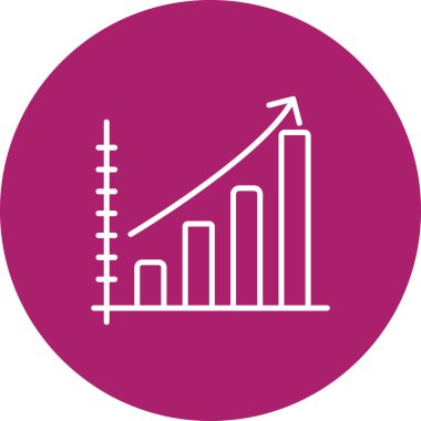 İş ve finans simgesinin vektör illüstrasyonu