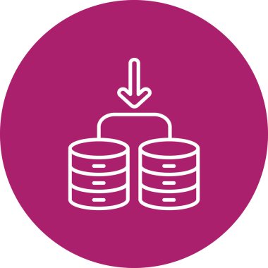 veritabanı simgesi çizimi