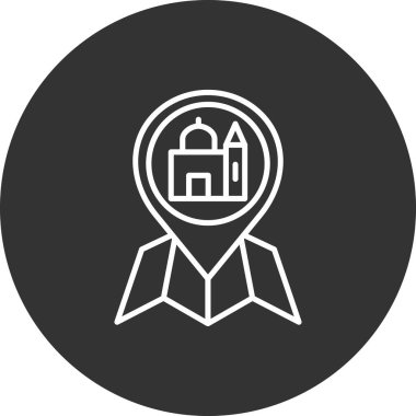 Modern simgenin vektör illüstrasyonu