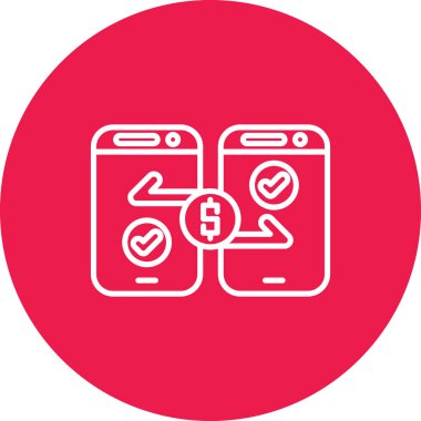 Kişisel ve ticari kullanım için vektör bankacılık simgesi...