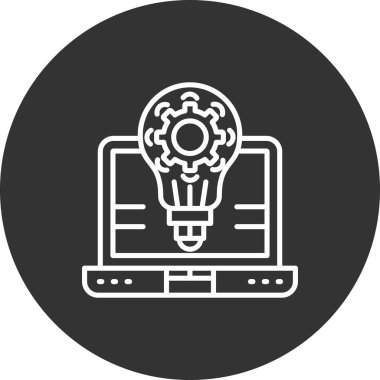 Modern eğitim ikonunun vektör illüstrasyonu