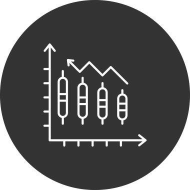 İş ve finans simgesinin vektör illüstrasyonu