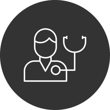 doktor vektör illüstrasyonu