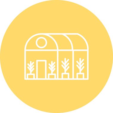 Çiftlik simgesinin vektör illüstrasyonu