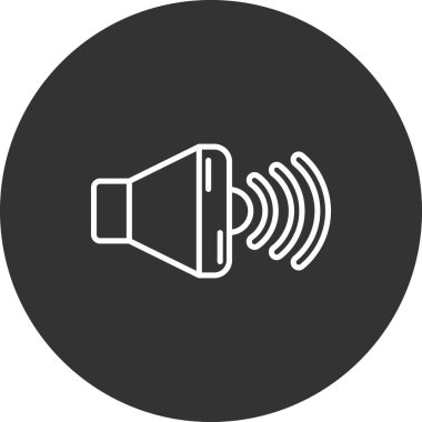 vektör sözcüsü Simgesi illüstrasyonu