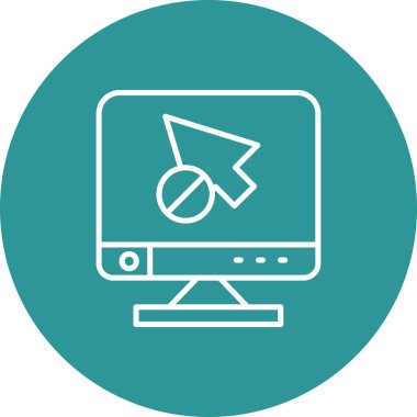 bilgisayar vektör simgesi modern basit tasarım