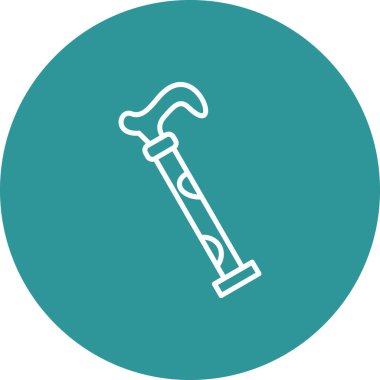 Balta simgesinin vektör illüstrasyonu